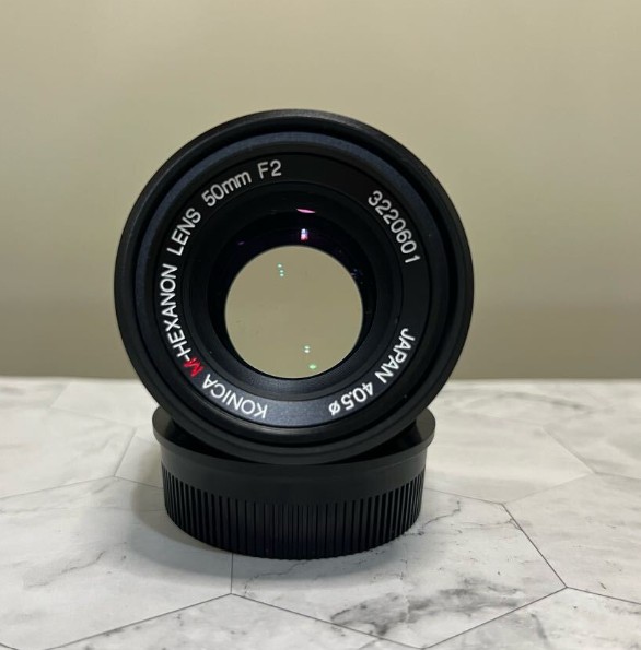 Konica M-Hexanon 50mm f/2 Lens for Leica M Mount -Excellent